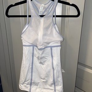 White Lululemon tank